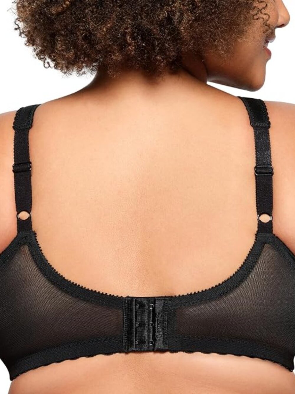 Glamorise ✨ 1000 Full Figure Plus Size MagicLift Bra Wirefree 36C NWOT Black - Picture 2 of 6